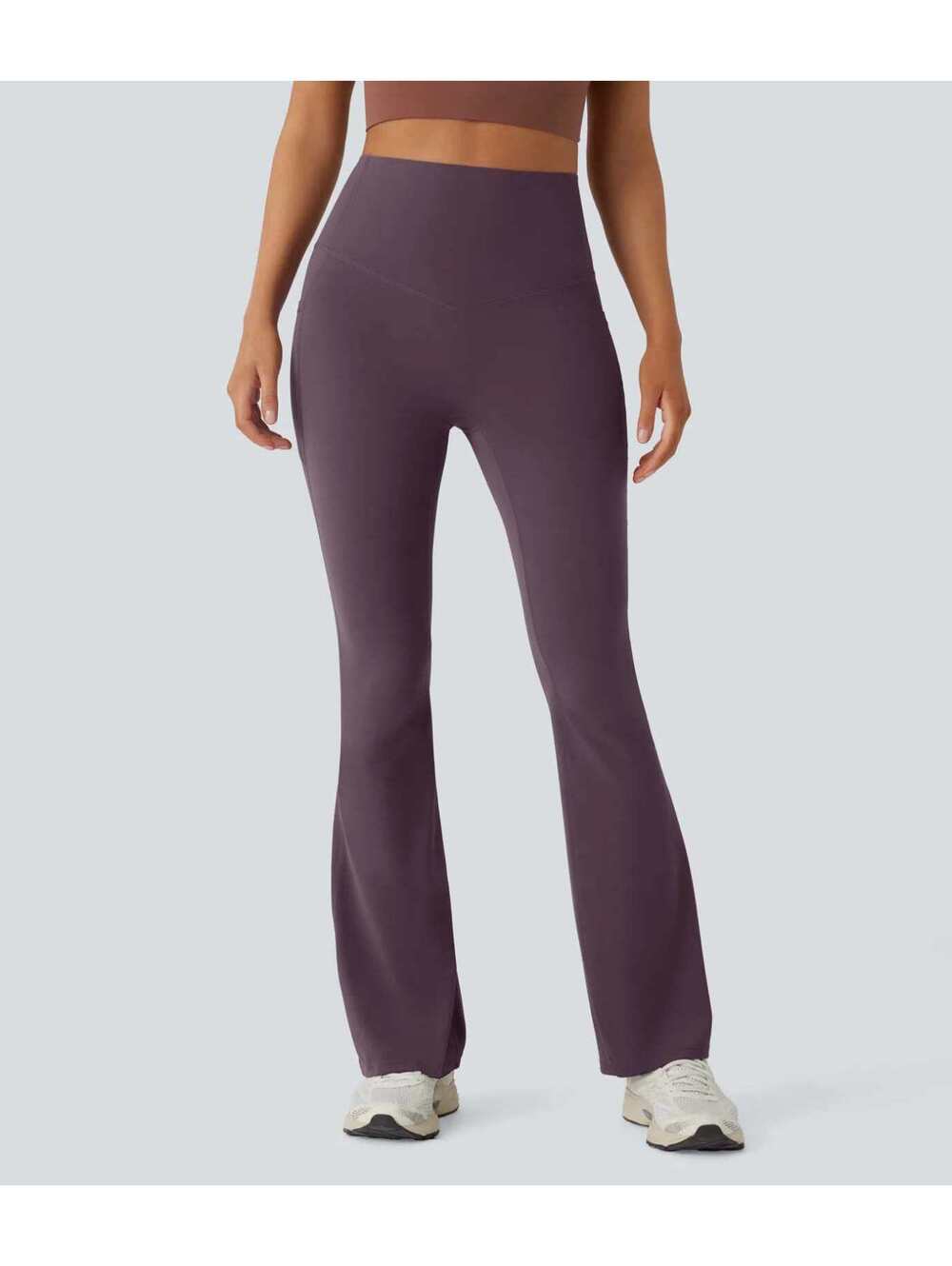 HALARA High Waisted Tummy Control Shaping Yoga Bootcut- S Reg